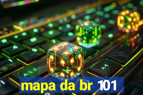 mapa da br 101